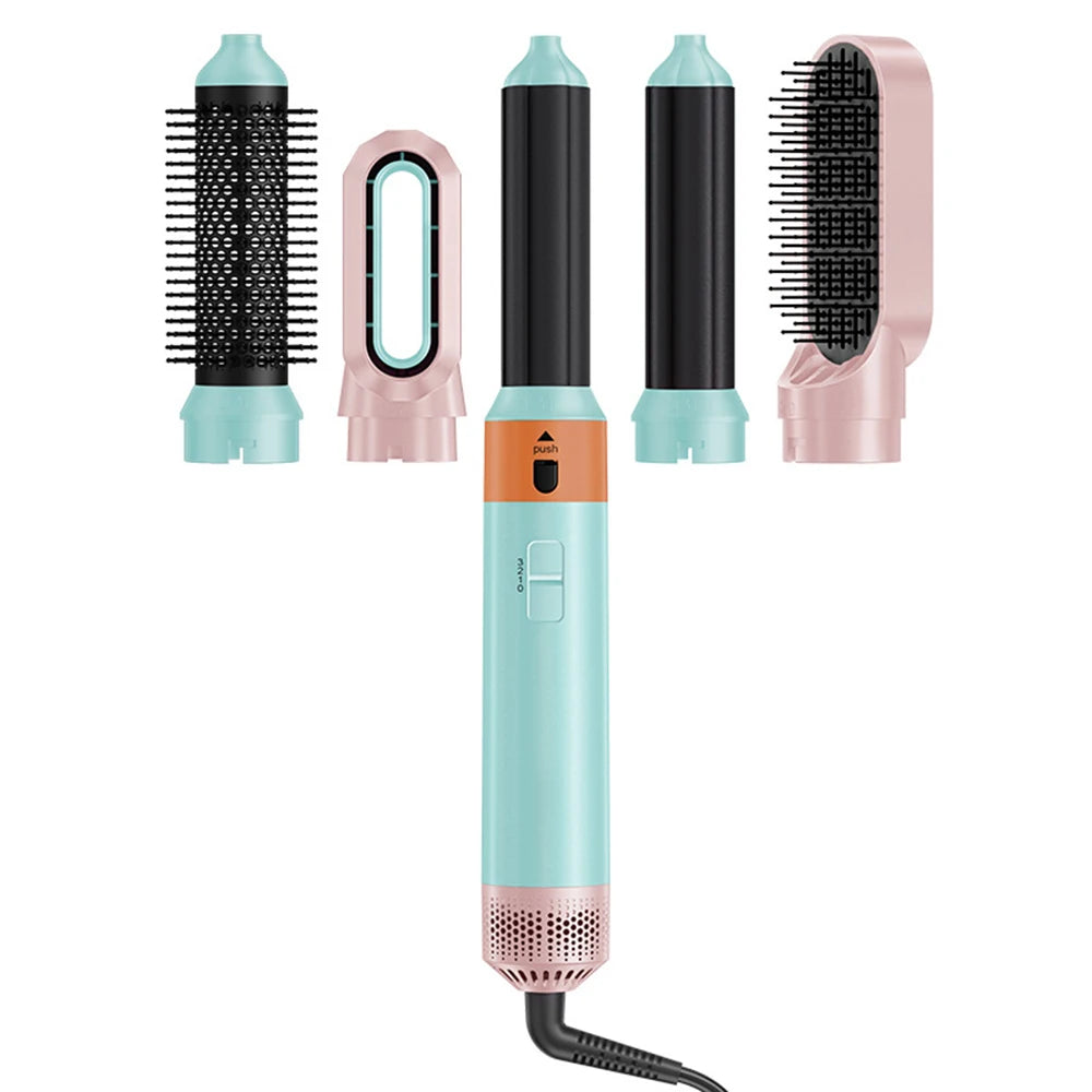 Hair Curler 5-en-1 – Auto-Boucleur, Brosse Soufflante & Sèche-Cheveux Professionnel