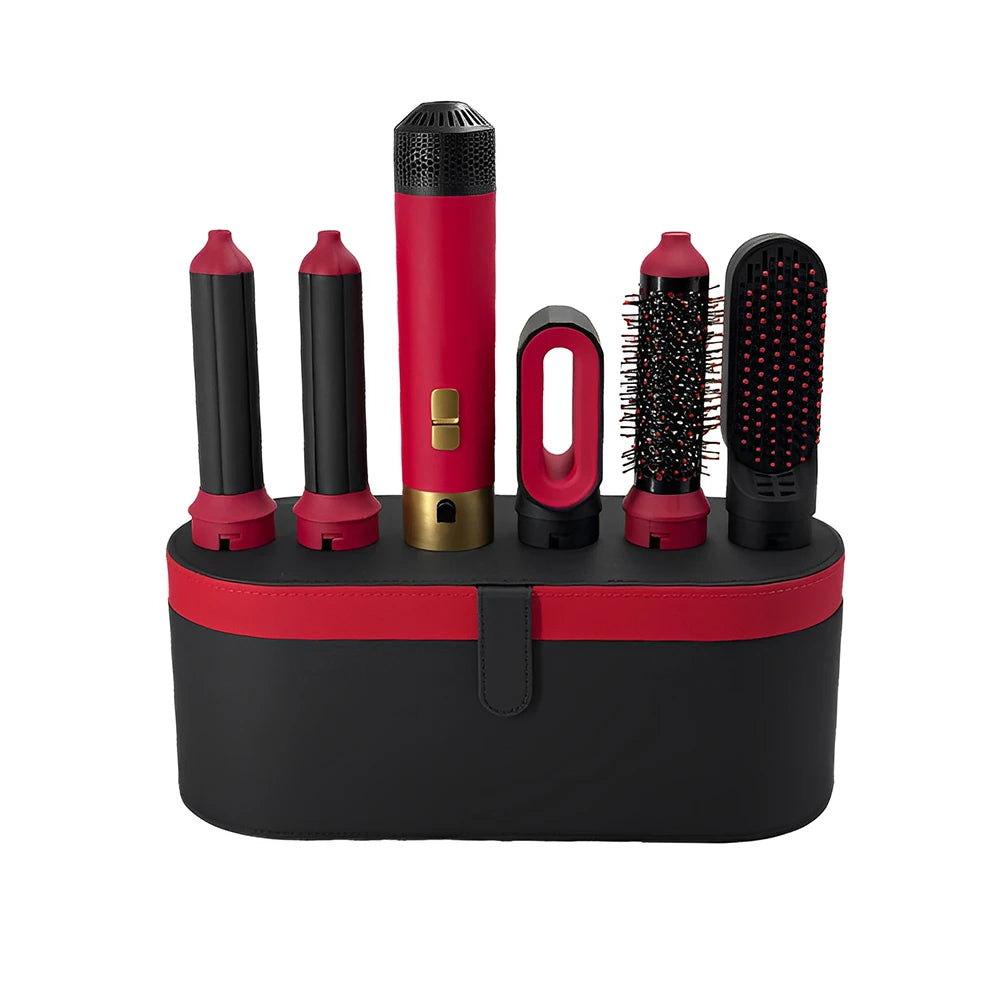 Hair Curler 5-en-1 – Auto-Boucleur, Brosse Soufflante & Sèche-Cheveux Professionnel