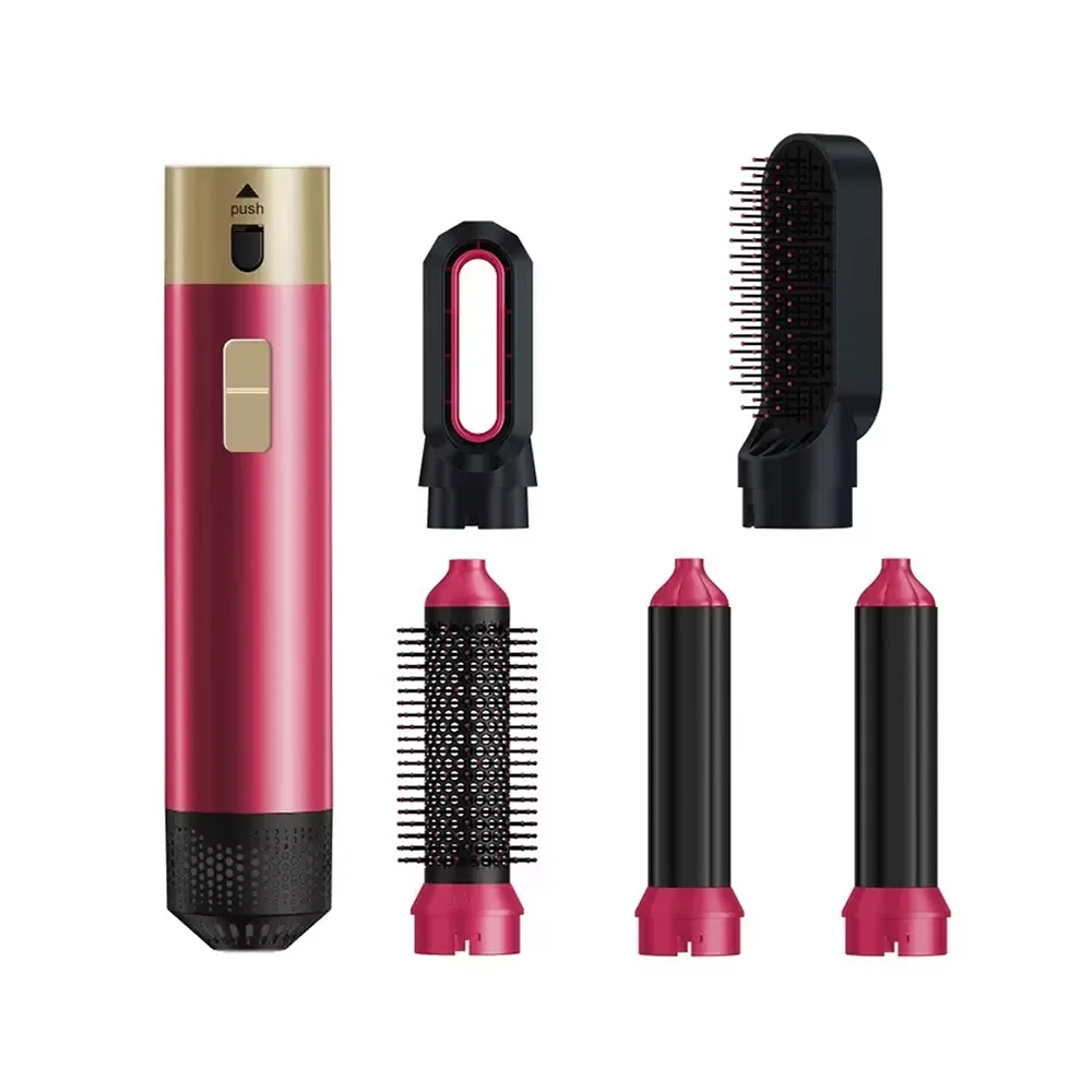 Hair Curler 5-en-1 – Auto-Boucleur, Brosse Soufflante & Sèche-Cheveux Professionnel