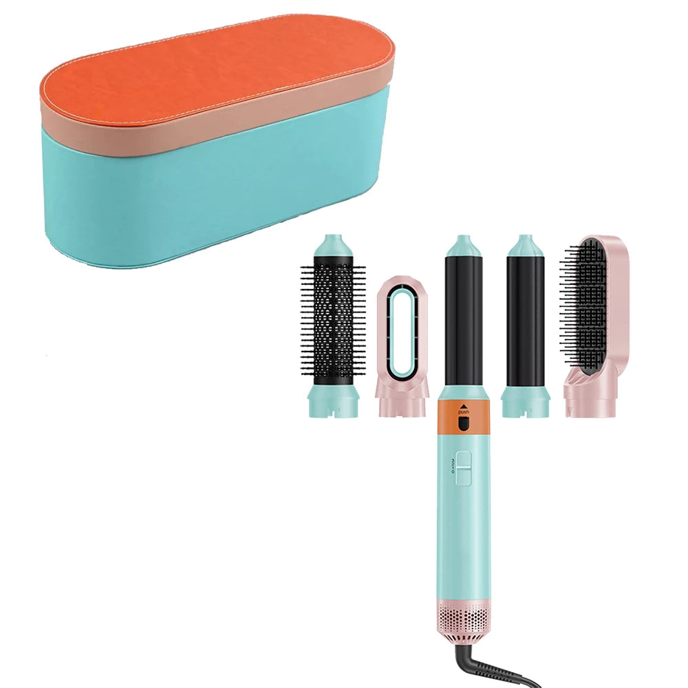 Hair Curler 5-en-1 – Auto-Boucleur, Brosse Soufflante & Sèche-Cheveux Professionnel